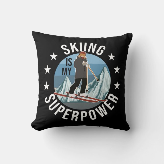 Hoppa över är min supermakt kudde (Framsida)