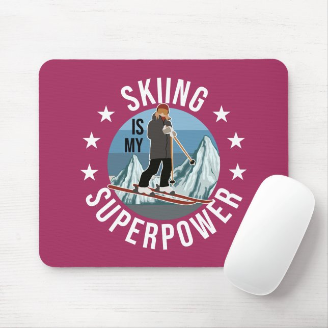 Hoppa över är min supermakt musmatta (Med mus)