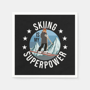 Hoppa över är min supermakt pappersservett
