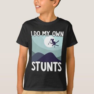 Hoppa över att jag gör mina egna stenar Skier Wint T Shirt