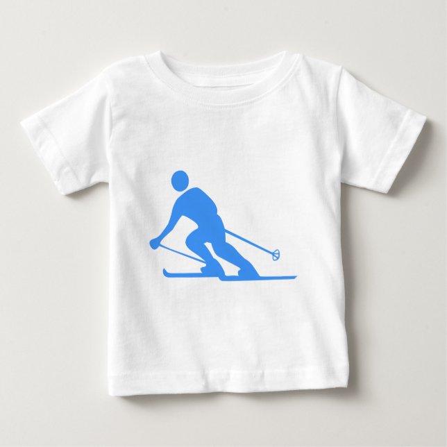 Hoppa över - Baby blue Tee Shirt (Framsida)