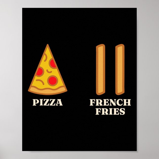 Hoppa över Beginner Pizza Fransk Fries Ski Instruc Poster (Framsidan)