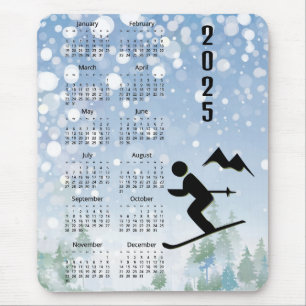 Hoppa över design 2025-kalender musmatta