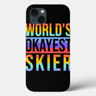 Hoppa över Design Okayest Skier Skiing Älskare