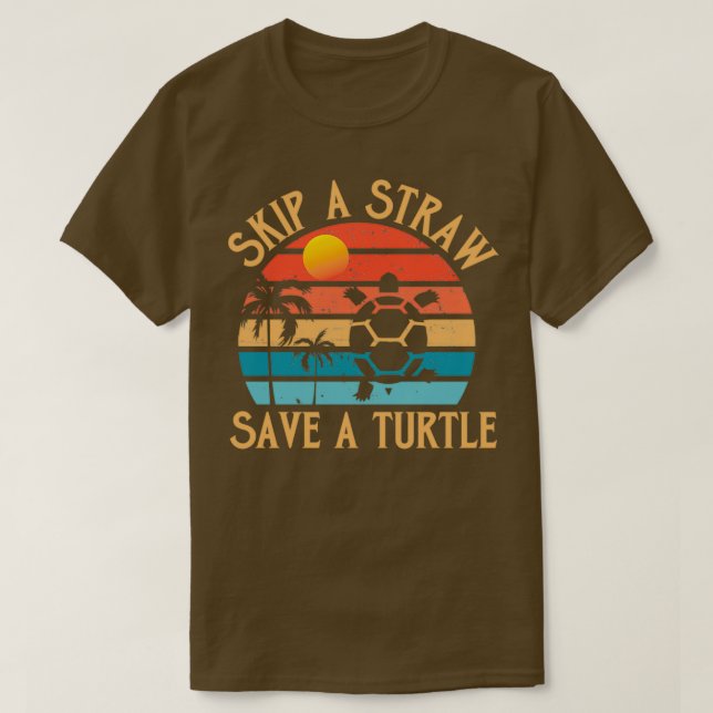 Hoppa över en rå Spara A Turtle 11 T Shirt (Design framsida)