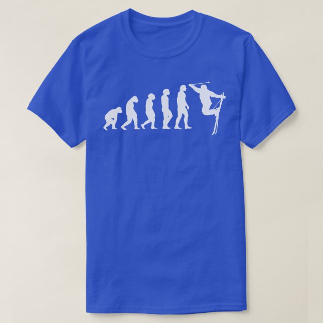 Hoppa över evolution Gift 1 T Shirt (Design framsida)