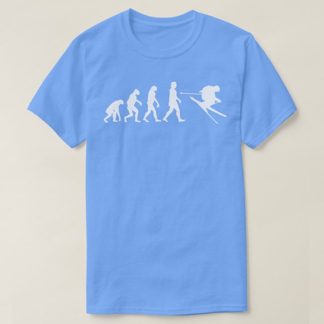 Hoppa över evolution Gift T Shirt (Design framsida)