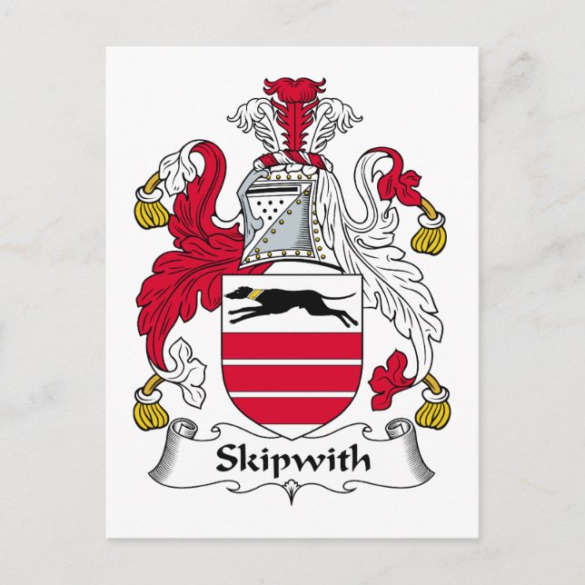 Hoppa över Family Crest Vykort (Framsida)