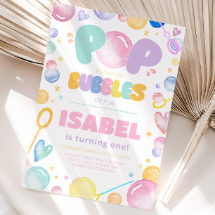 Hoppa över för Bubblas födelsedag Inbjudningar