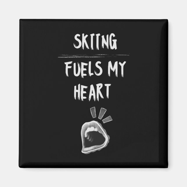 Hoppa över fuels min hjärtsbergsslapp Snö Adventur Magnet (Framsidan)