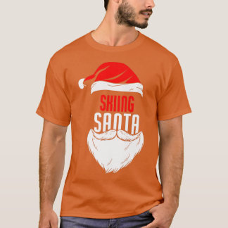 Hoppa över Helgdag i Jultomten - Skiing Skie T Shirt