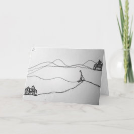 Hoppa över Helgdag Sketch Kort