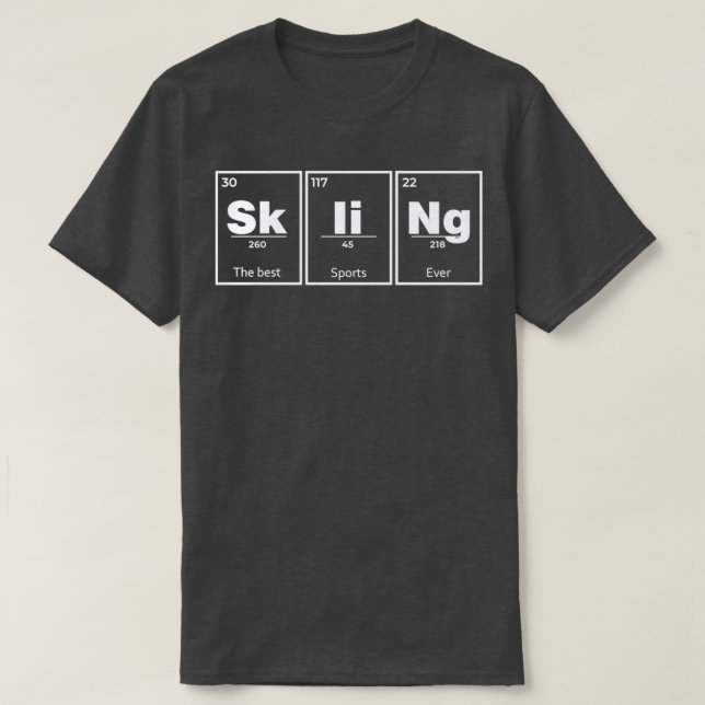 Hoppa över Inslag Skier Skiing Skiing Avacation Ap T Shirt (Design framsida)