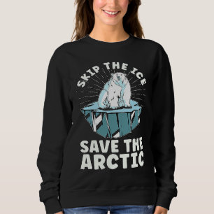 Hoppa över isen spara sprid medvetenhet Globalt k T Shirt