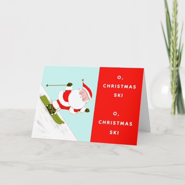 Hoppa över jul helgkort (Framsida)