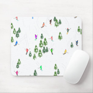 Hoppa över julen i Illustration Ski Julafton Musmatta