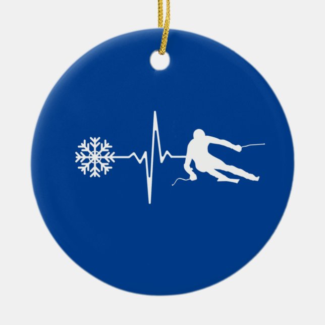 Hoppa över julgransprydnad keramik (Framsidan)
