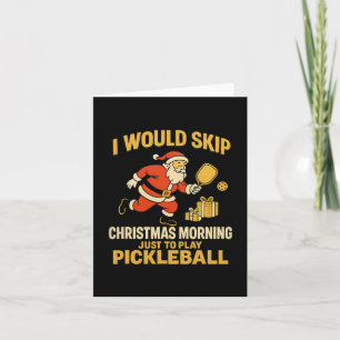 Hoppa över julmorgon för Picklell Santa Kort