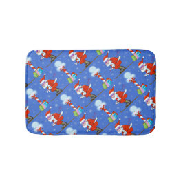Hoppa över jultomten Bath Mat Badrumsmatta