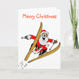 Hoppa över jultomten helgkort