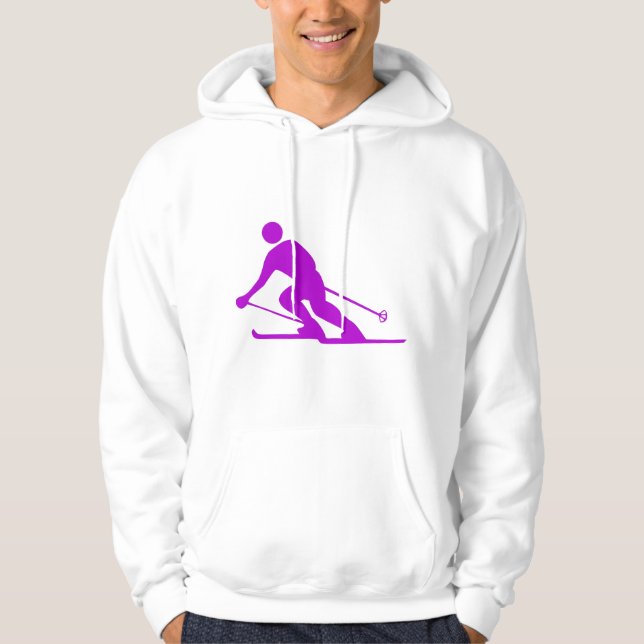 Hoppa över - Lila Sweatshirt (Framsida)