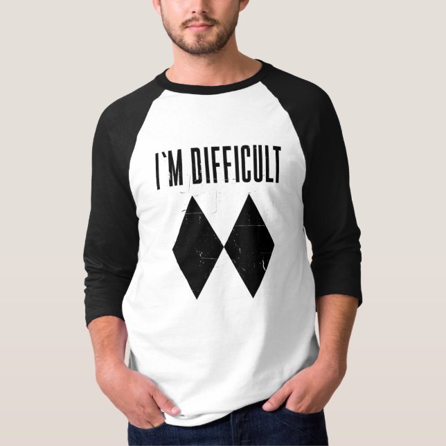 Hoppa över Noveltyn Svart Dubbla T Shirt (Framsida)