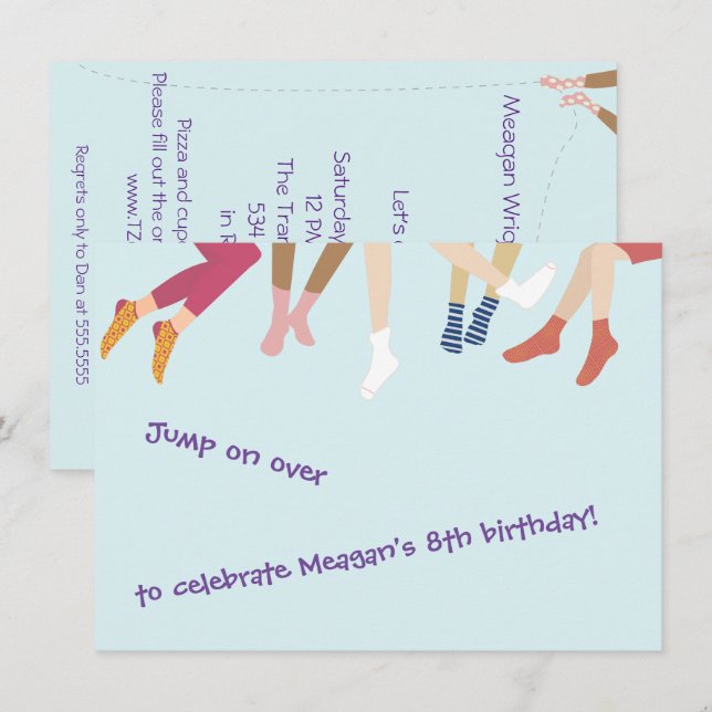 Hoppa över och ignorera gruppinbjudan inbjudningar (Fram/baksida)