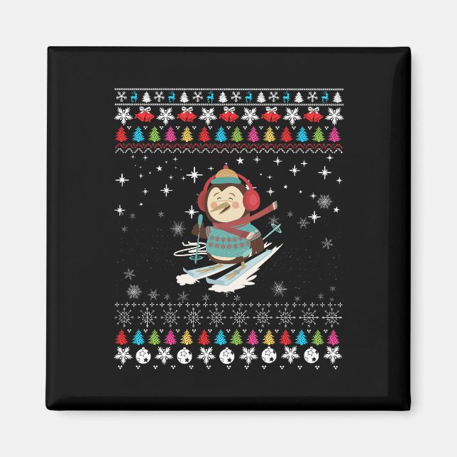Hoppa över Penguin jul Magnet (Framsidan)