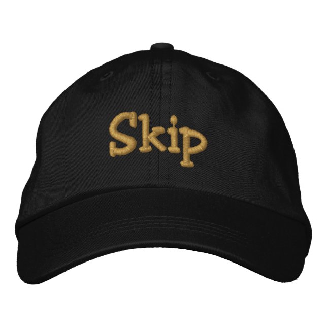 Hoppa över Personligens baskåpa/hatt Broderad Keps (Framsida)