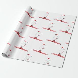 Hoppa över Polar Bear Mönster Presentpapper