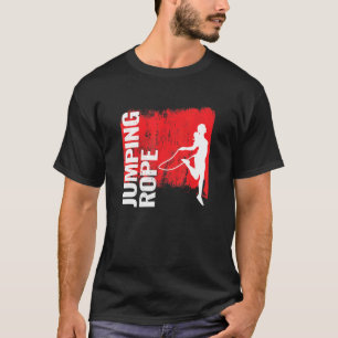 Hoppa över rep och rephoppning för kvinnor och hop t shirt