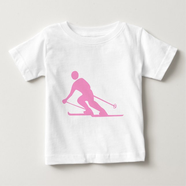 Hoppa över - Rosa T Shirt (Framsida)