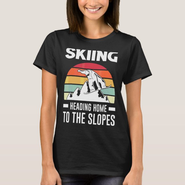 Hoppa över rubrik hem till Slopes Skier T Shirt (Framsida)