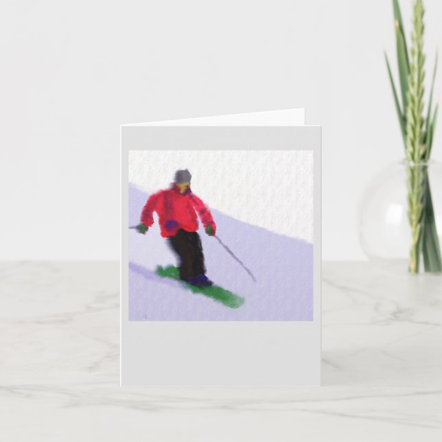 Hoppa över Slopes Art Kort (Framsida)