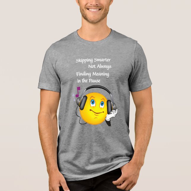 "Hoppa över smartare, inte alltid: inspirerande or T Shirt (Framsida)