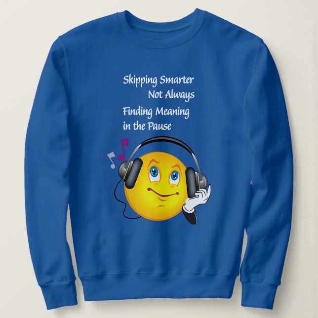 "Hoppa över smartare, inte alltid: inspirerande or T Shirt (Design framsida)