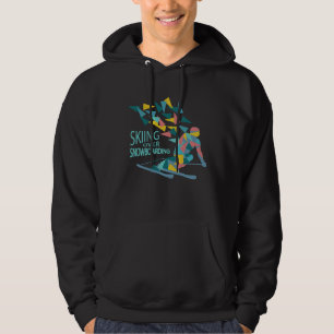 Hoppa över snurrande hoodie