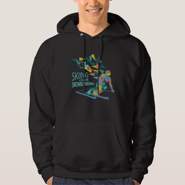 Hoppa över snurrande hoodie (Framsida)