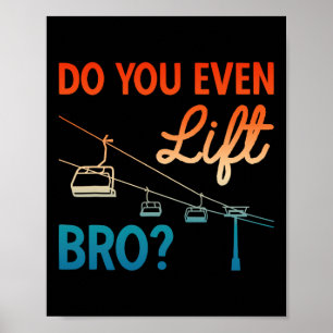 Hoppa över specialski Gör att du till och med Hiss Poster