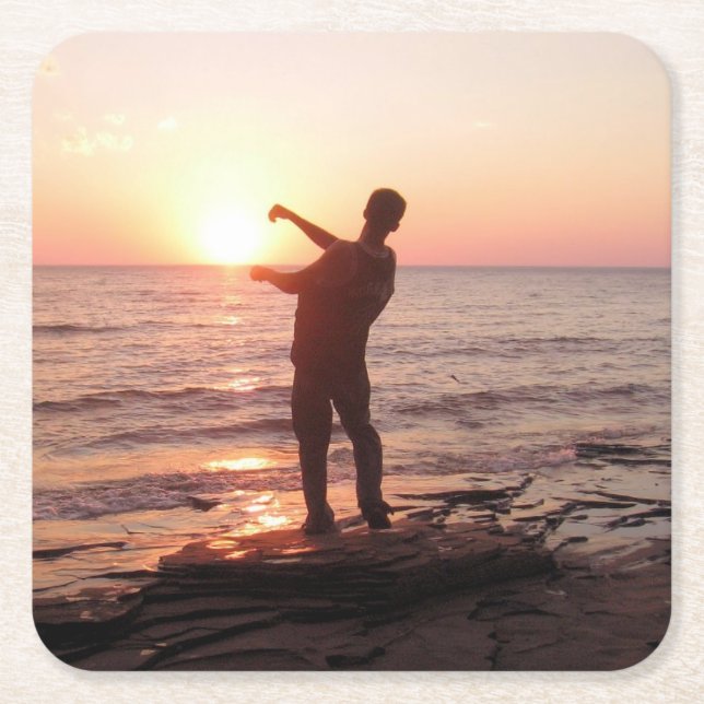 Hoppa över stenar - Sjö överordnad - Underlägg (Framsidan)