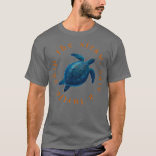 Hoppa över Straw Spara a Turtle Ver T Shirt