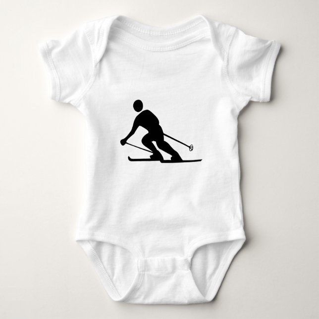 Hoppa över - svart t-shirt (Framsida)