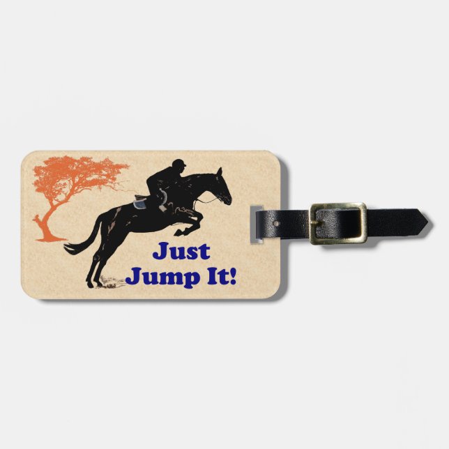 Hoppa precis det! Häst Bagagebricka (Horisontell Framsida)