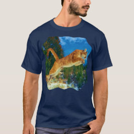 Hoppa pumaT-tröja (puman) Tee Shirt