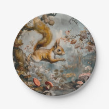 Hoppa - Rund Papper Tallrikar