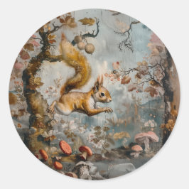 Hoppa - runda fästpunkter för arkiv runt klistermärke