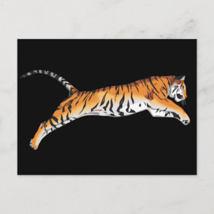 Hoppa tigern vykort