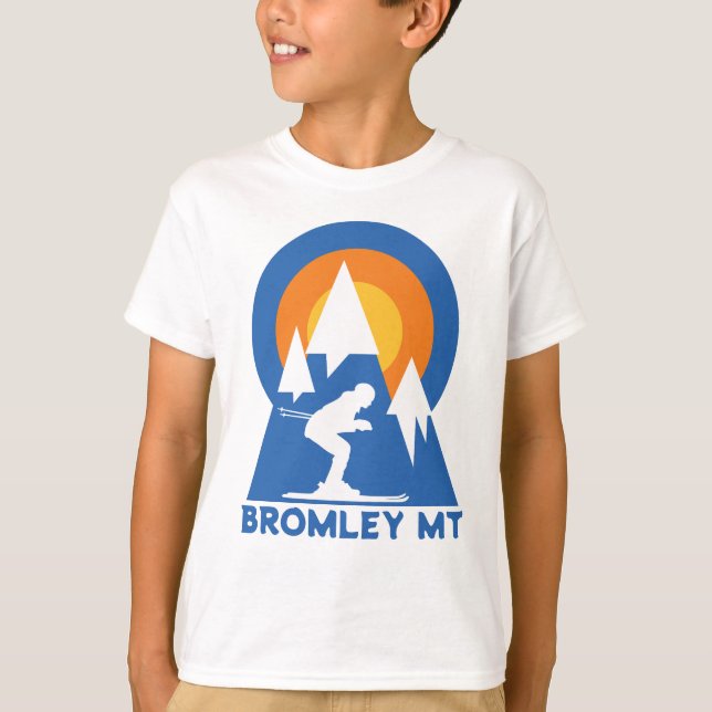 Hoppa vid Bromley Mountain T Shirt (Framsida)