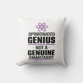"Hoppad genus...Inte en Äkta Smartass" Kudde