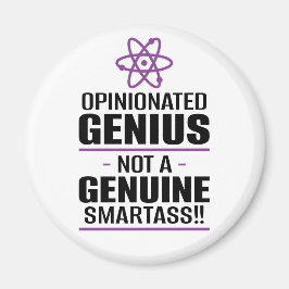 "Hoppad genus...Inte en Äkta Smartass" Magnet
